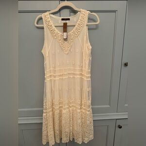 Soma M/L ivory/cream dress